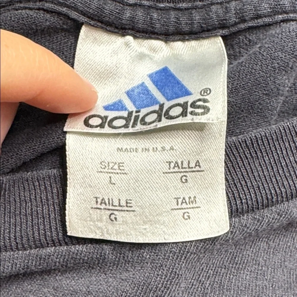 Vintage Adidas San Francisco 49s Black Tshirt Size Large